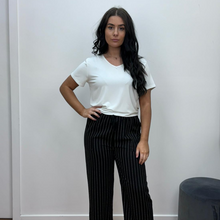 Load image into Gallery viewer, Wide Leg Stripe Pant
