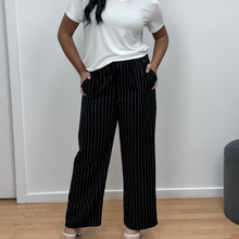 Load image into Gallery viewer, Wide Leg Stripe Pant
