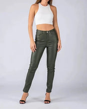 Load image into Gallery viewer, Coated Jeans - Khaki
