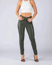 Load image into Gallery viewer, Coated Jeans - Khaki
